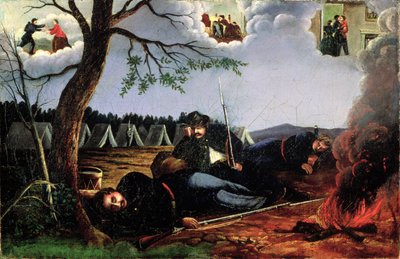 The Soldiers Dream, c.1865 by American School